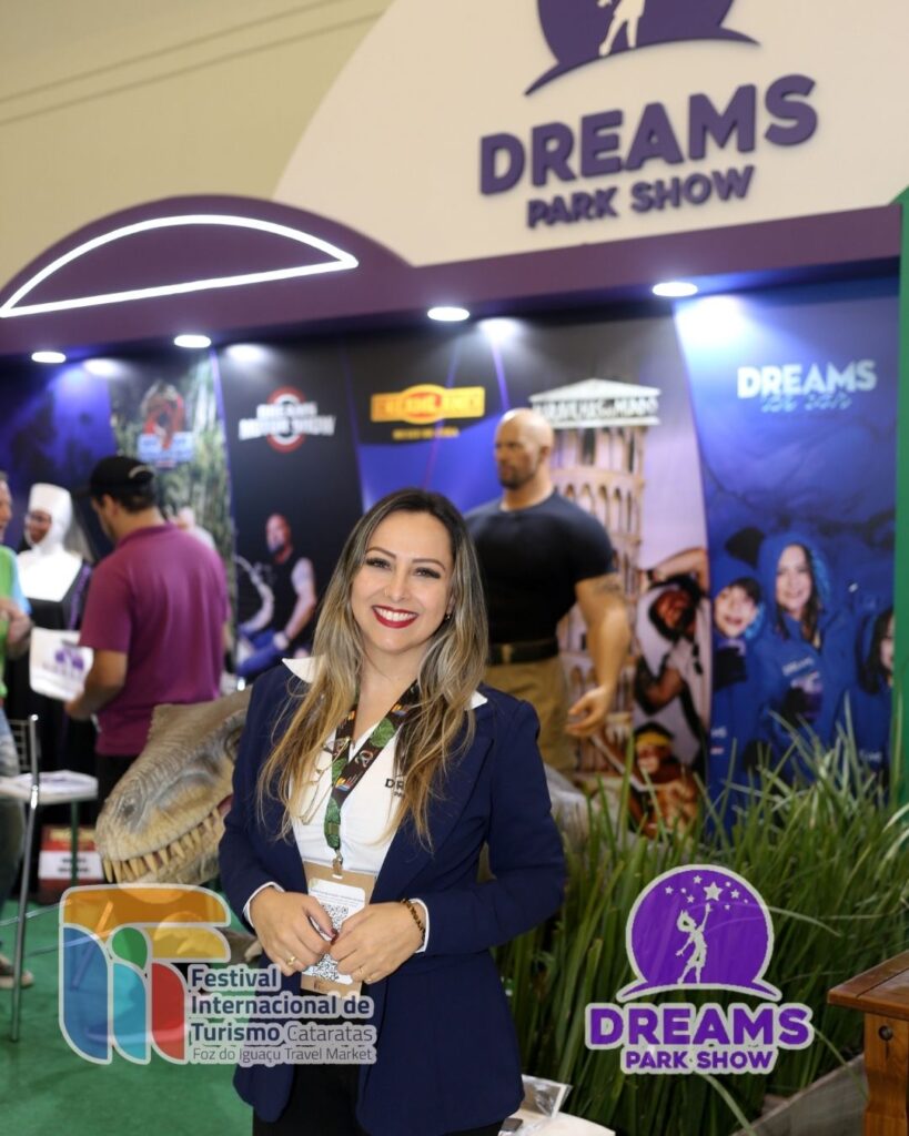 realizações e conquistas FitCataratas 20 anos -DREAMS PARK SHOW - SABRINA AKL - GERENTE COMERCIAL