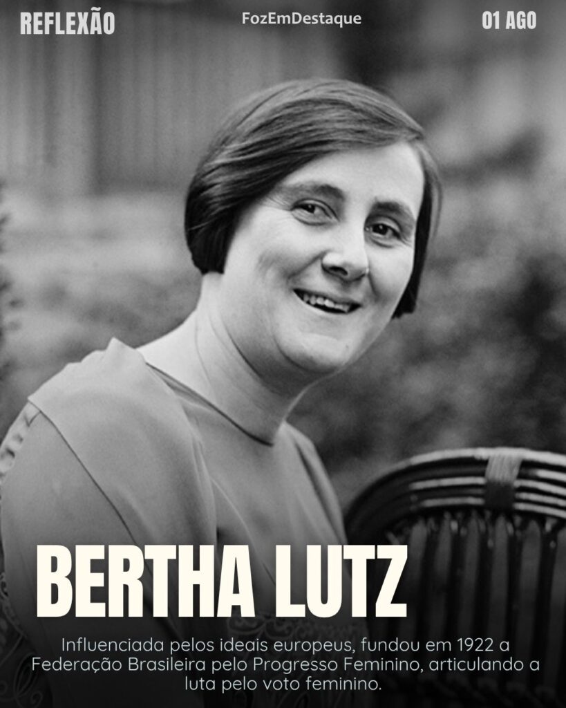 "Para a mulher vencer na vida, ela tem que se atirar. Se errar uma vez, tem que tentar outras cem..."
 (Bertha Lutz)
vencer na vida