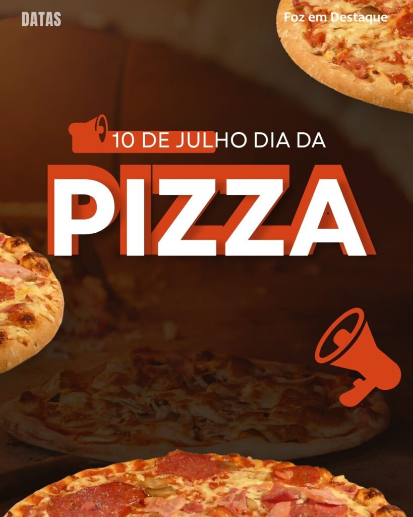 Dia da Pizza (São Paulo)
datas comemorativas 10/07/2025