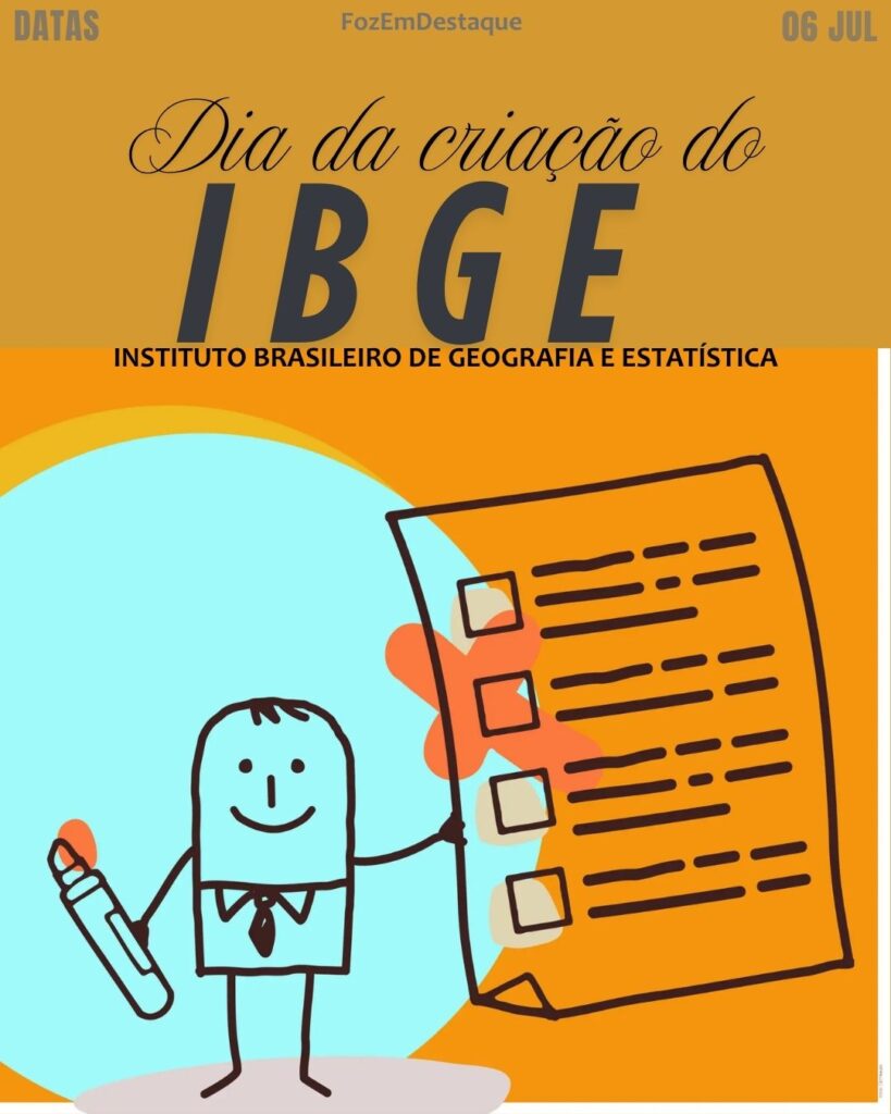 dia criação do IBGE - Datas Comemorativas FozEmDestque Foz em Destaque