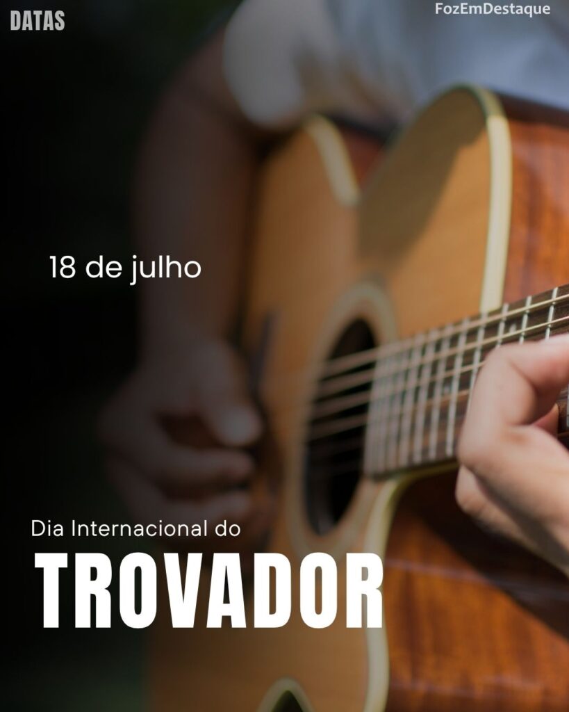 Dia Nacional do Trovador
datas comemorativas 18 julho