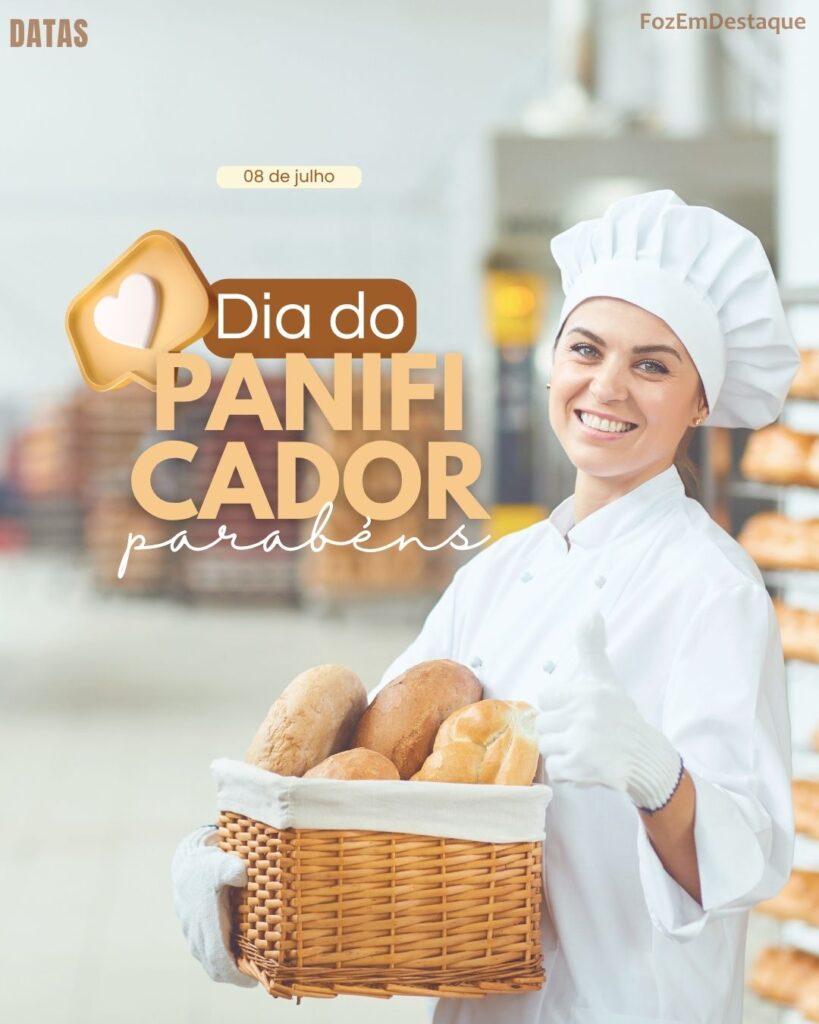 Dia do Padeiro – Dia do Panificado
datas comemorativas 08/07/2025 Foz em Destaque