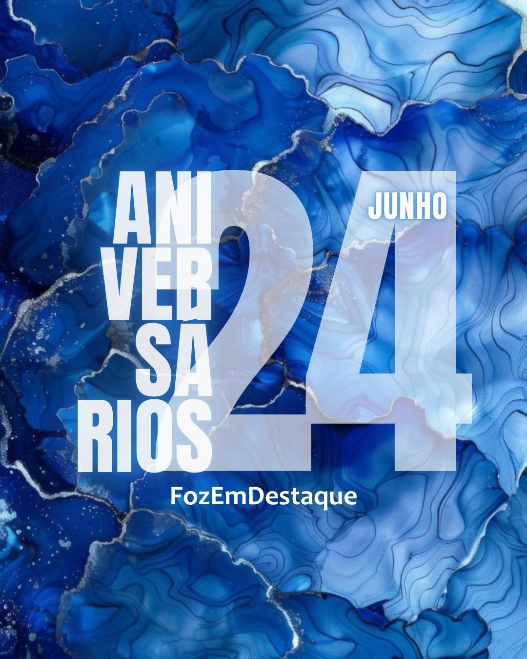 🎉 Aniversariantes High Society Club FozEmDestaque: 24 de Julho de 2025 7