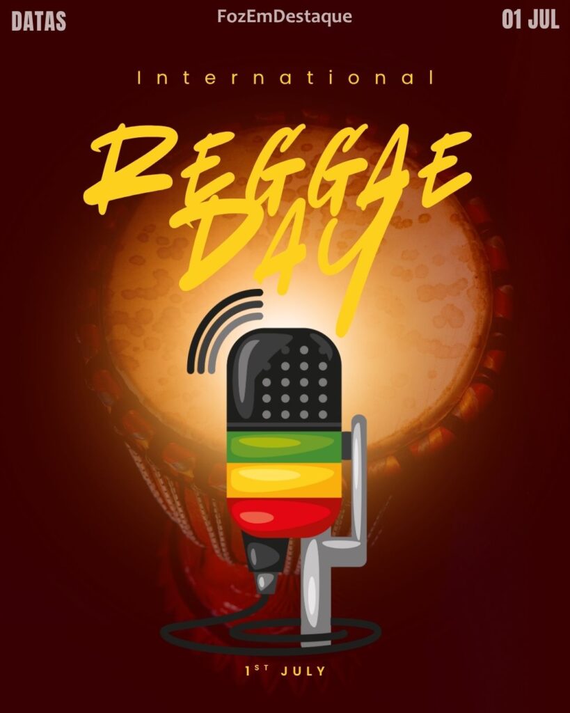 Dia Internacional do Reggae
data 01 de junho