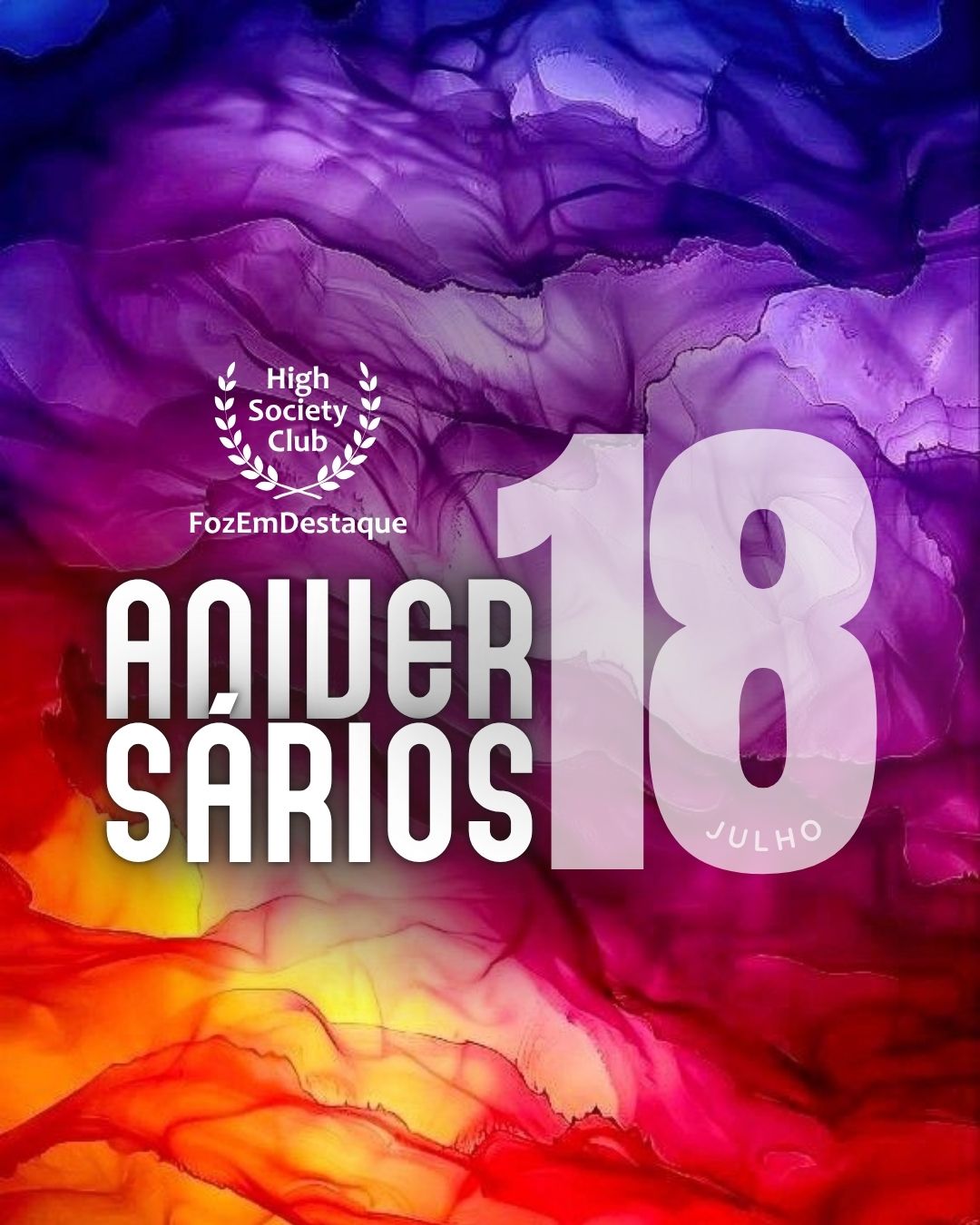 Aniversariantes de 18 de Julho de 2025 no HighSocietyClub da FozEmDestaque 8