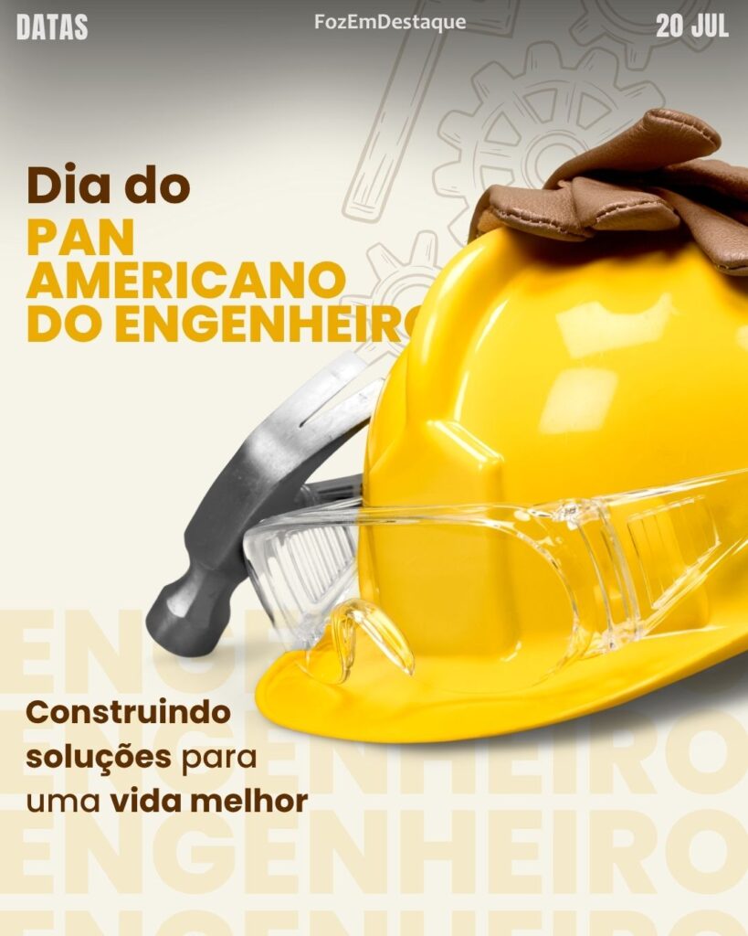 Dia Pan-americano do Engenheiro
Datas comemorativas 20 julho