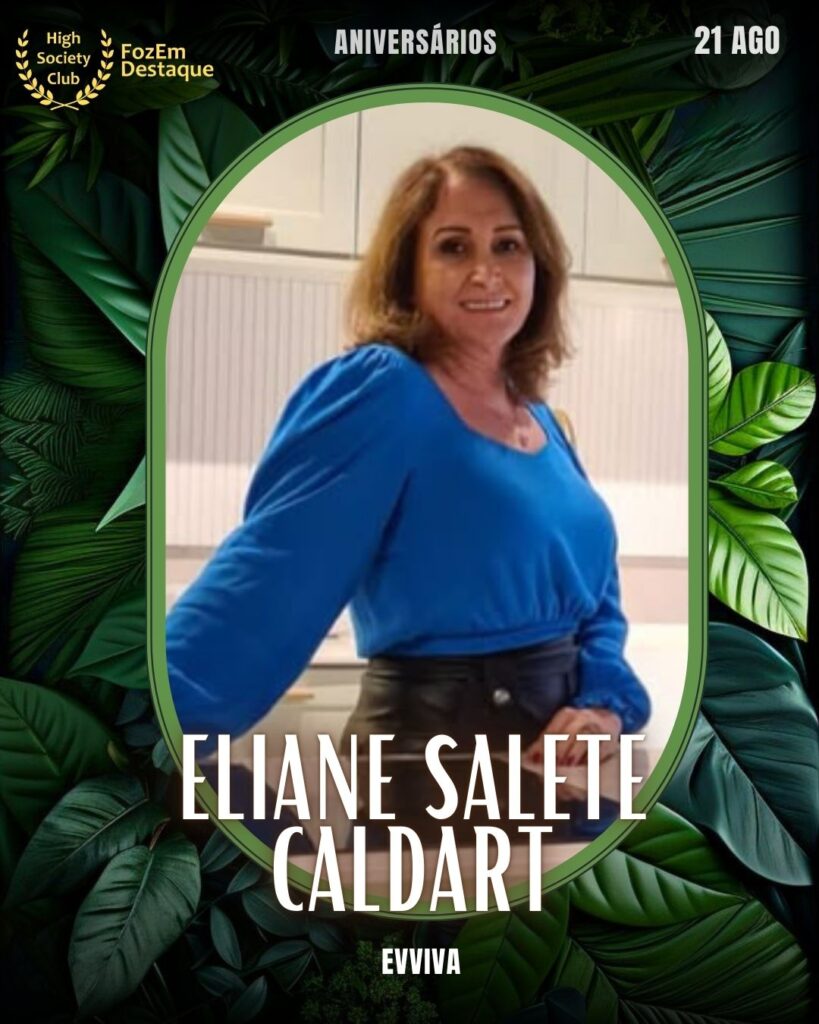 Eliane Salete Caldart
Evviva
aniversariantes 21 de agosto