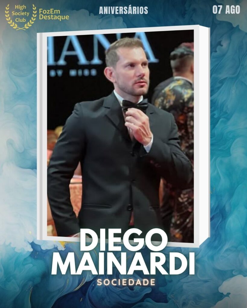 Diego Mainardi
Sociedade
Aniversariantes HighSocietyClub