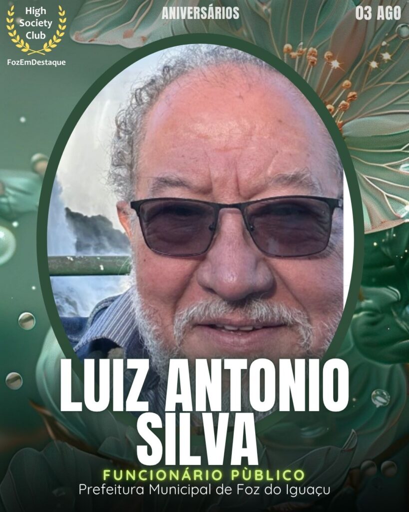 Luiz Antonio da Silva
Funcionário Pùblico
Prefeitura Municipal de Foz do Iguaçu