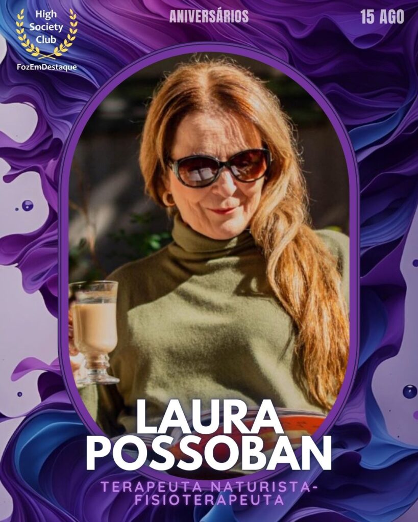 Laura Possoban
Terapeuta Naturista
Fisioterapeuta