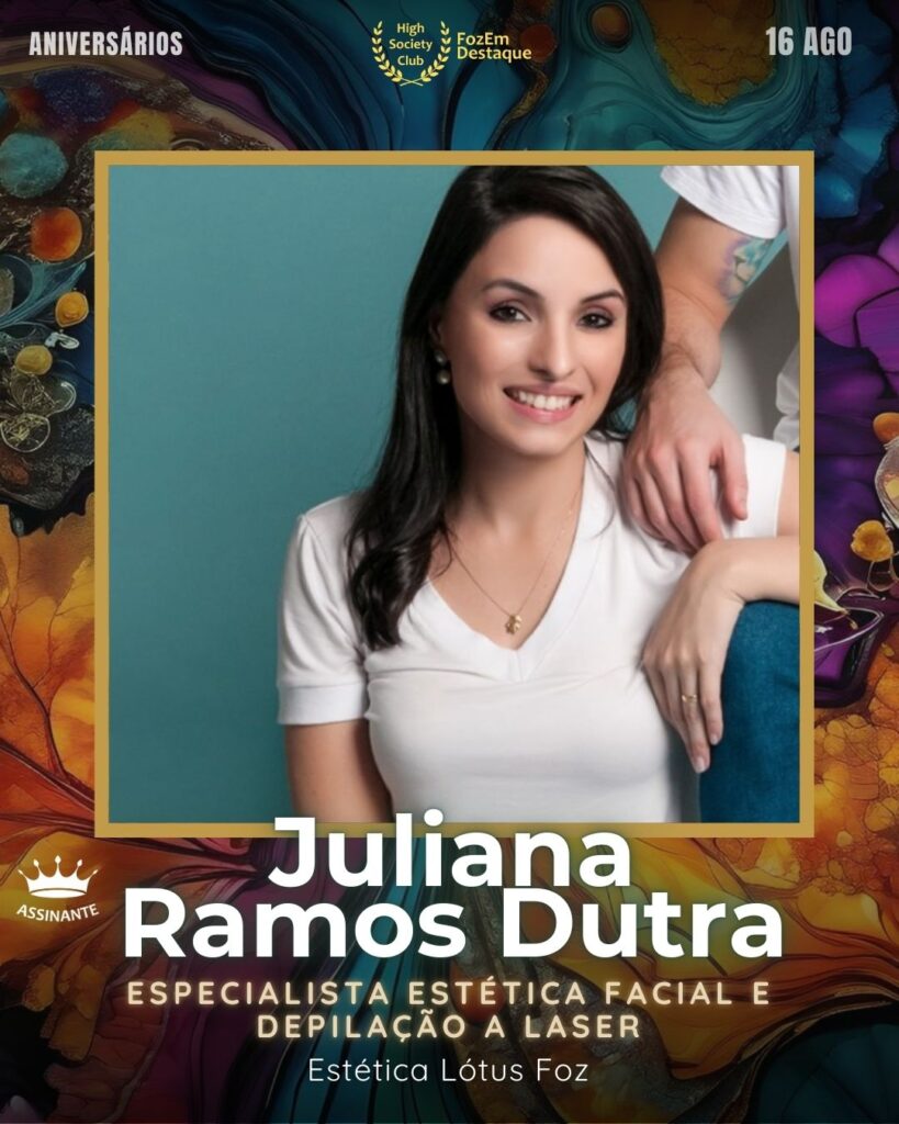 Juliana Ramos Dutra
Especialista Estética Facial e Depilação a Laser