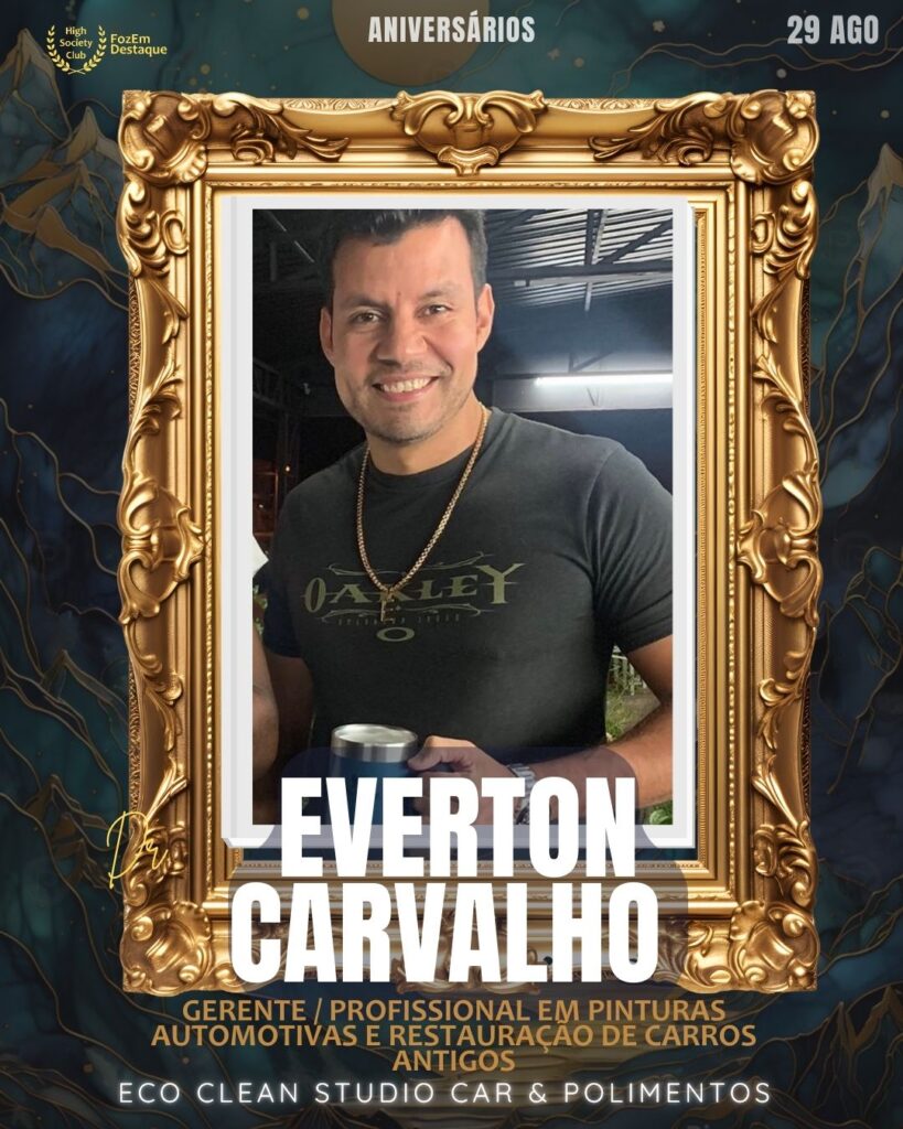 Everton Carvalho
Gerente / Profissional em pinturas automotivas e restauração de carros antigos