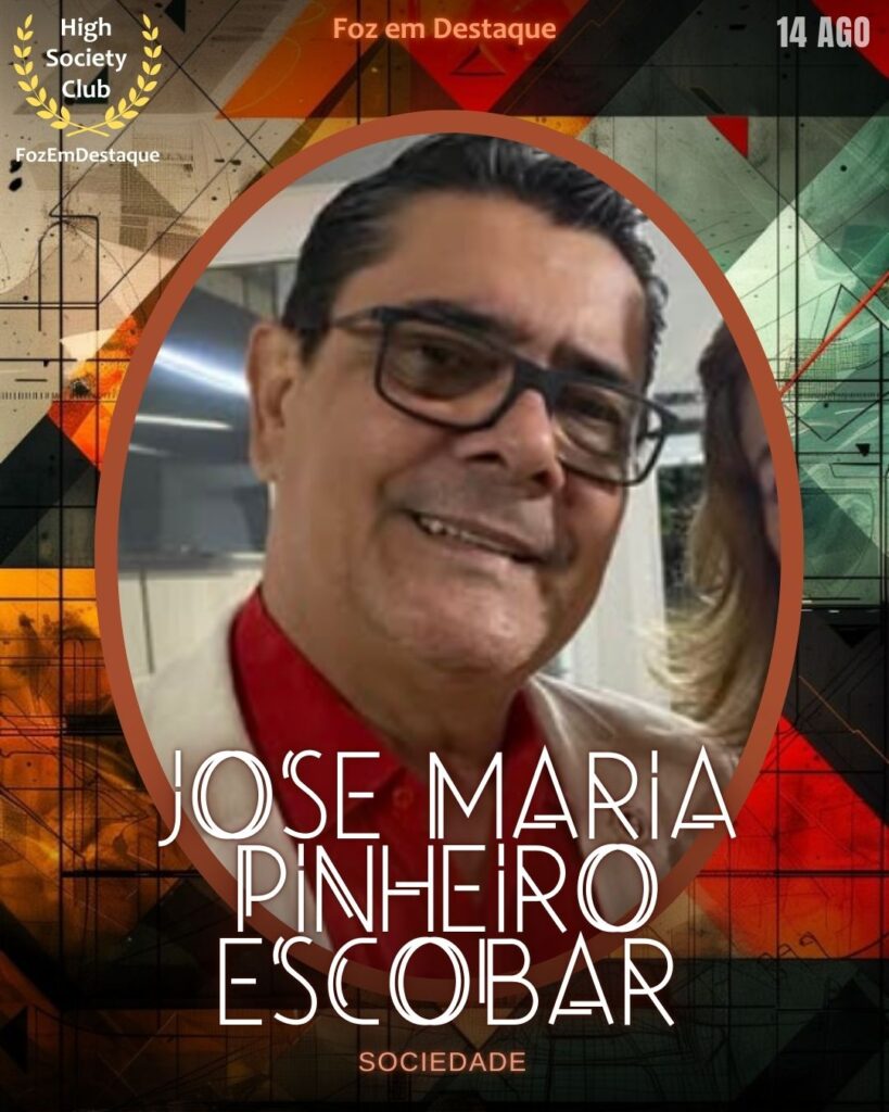 Jose Maria Pinheiro Escobar (Escobar)
Sociedade
aniversariantes HighSocietyClub 14/08/2025