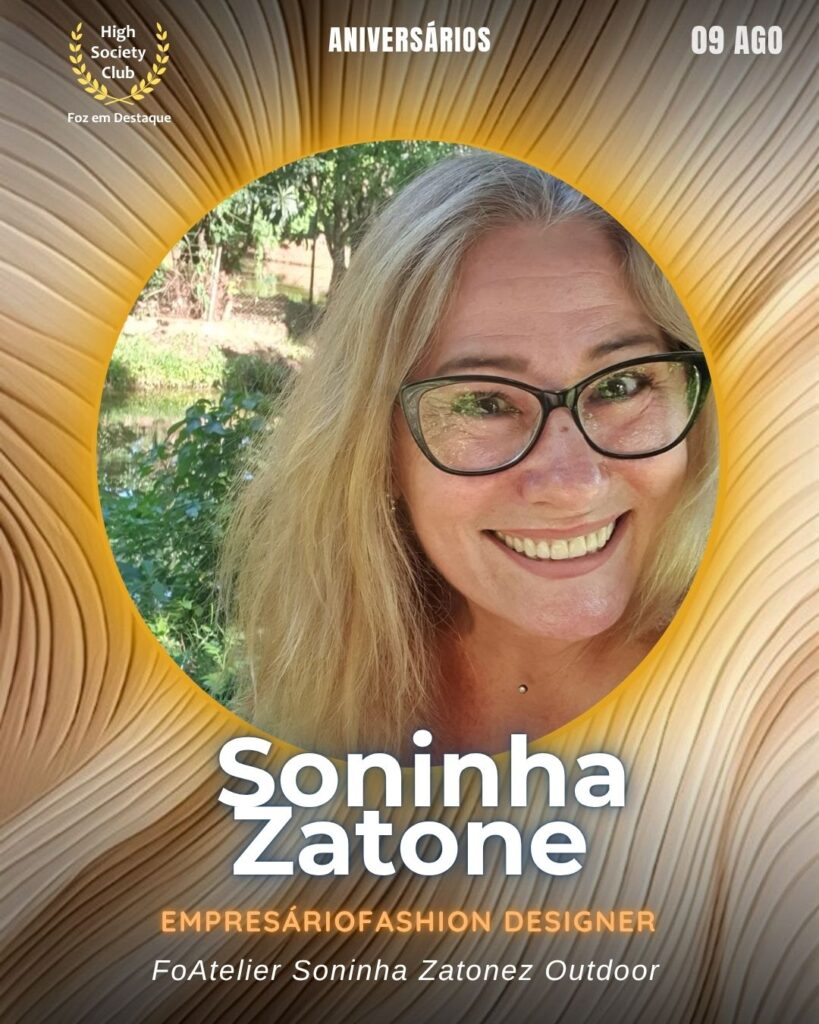 Soninha Zatone 
Fashion Designer

