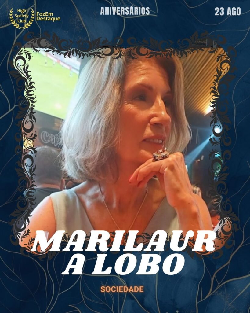 Marilaura Lobo
Sociedade
23 de agosto aniversariantes
