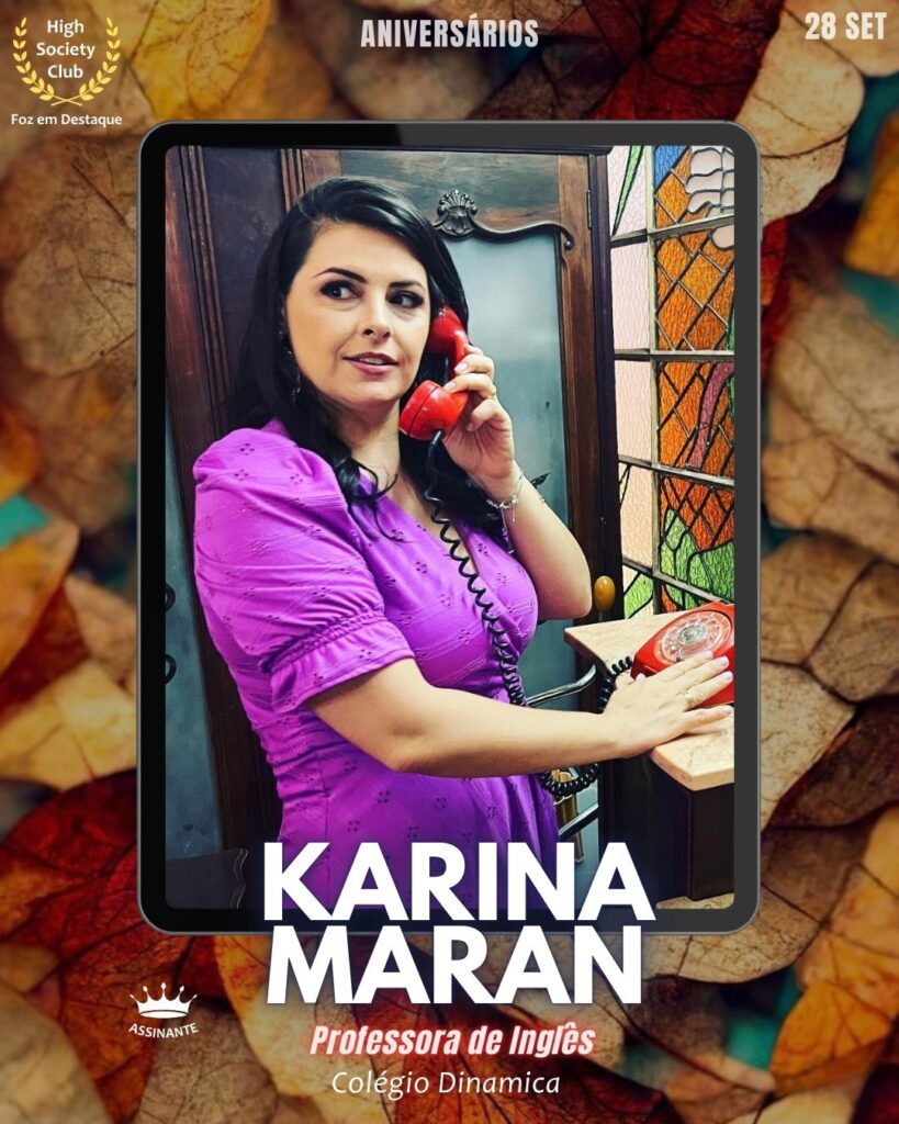 Karina Maran
Professora de Inglês