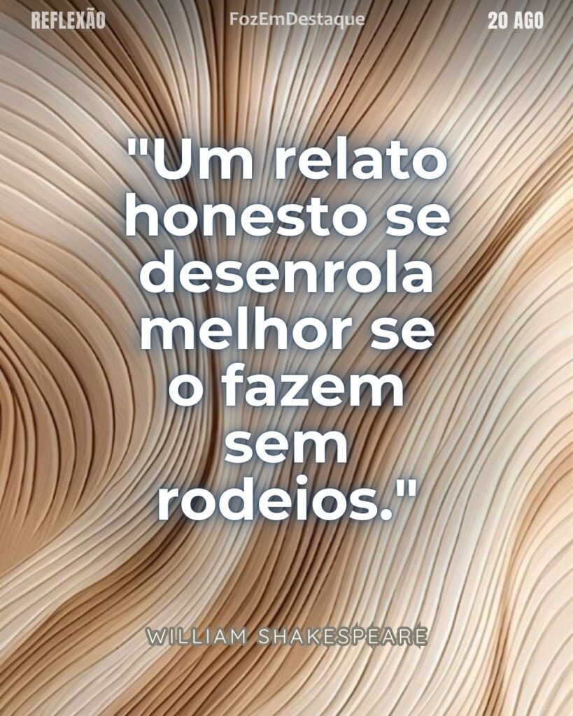 Relato honesto