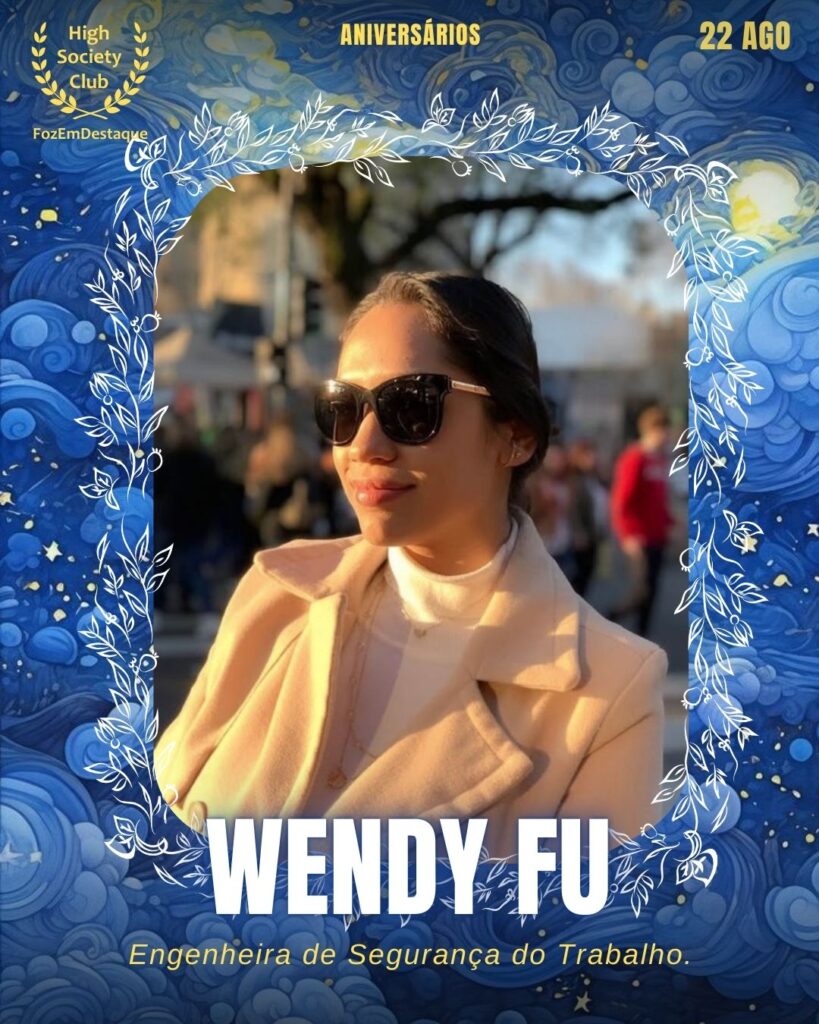 Wendy Fu
Engenheira de Segurança do Trabalho.