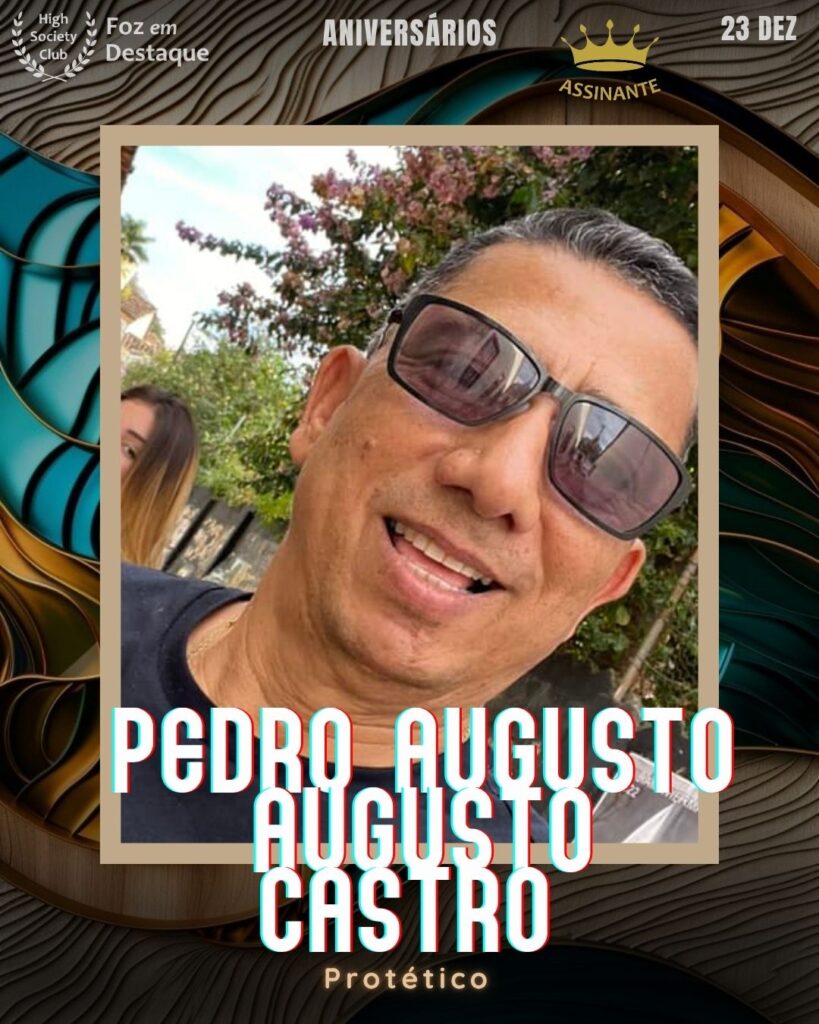 Pedro Augusto Augusto Castro 
Protético

