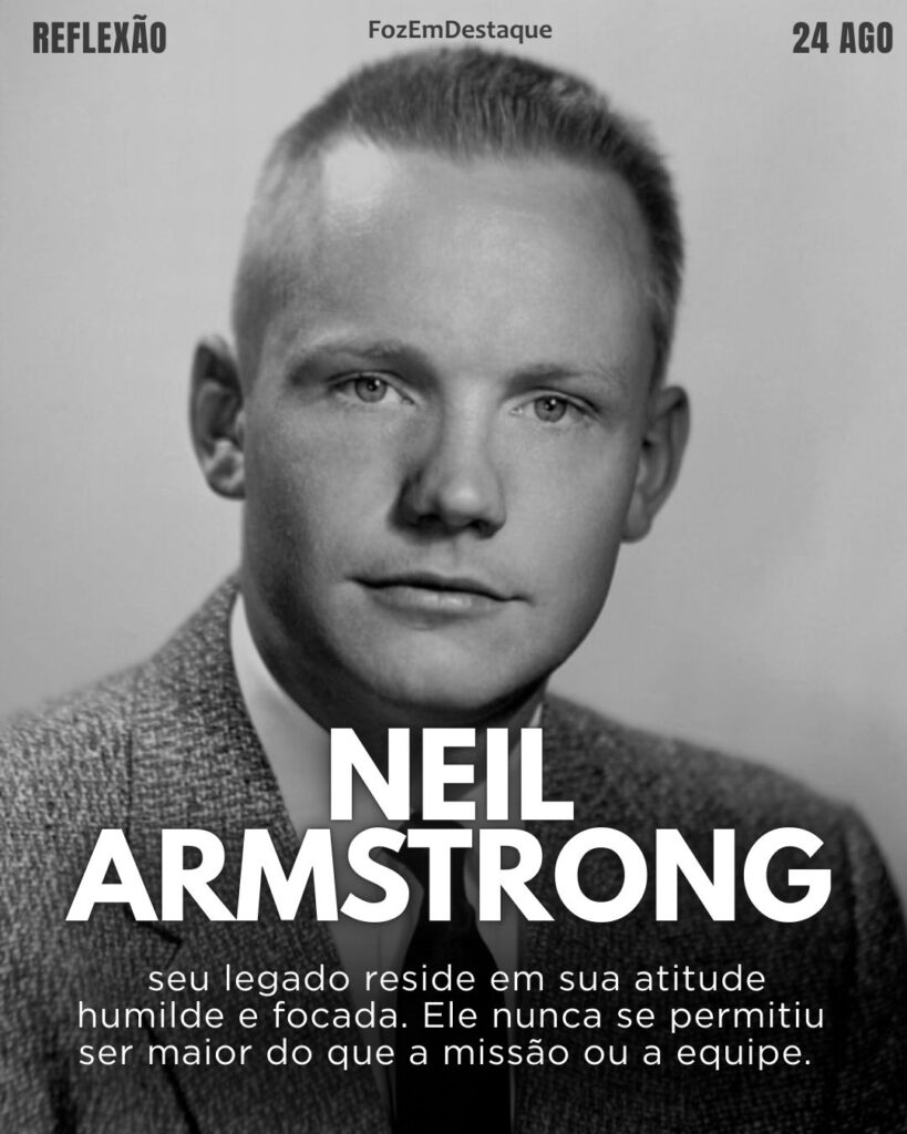 A Curiosidade Humana: A Força Propulsora por Trás da Frase de Neil Armstrong
Reflexão FozEmDestaque
Neil Armstrong curiosidade mistério