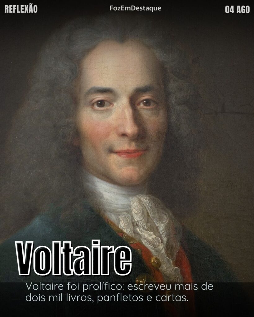 “Conquistar não é suficiente. É preciso saber seduzir.” - Voltaire
Conquistar Seduzir Reflexão Diária FozEmDestaque