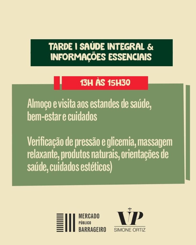 Evento Saúde Mercado Barrageiro
Cluna Vip Simone Ortiz
Itaipu Parquetec