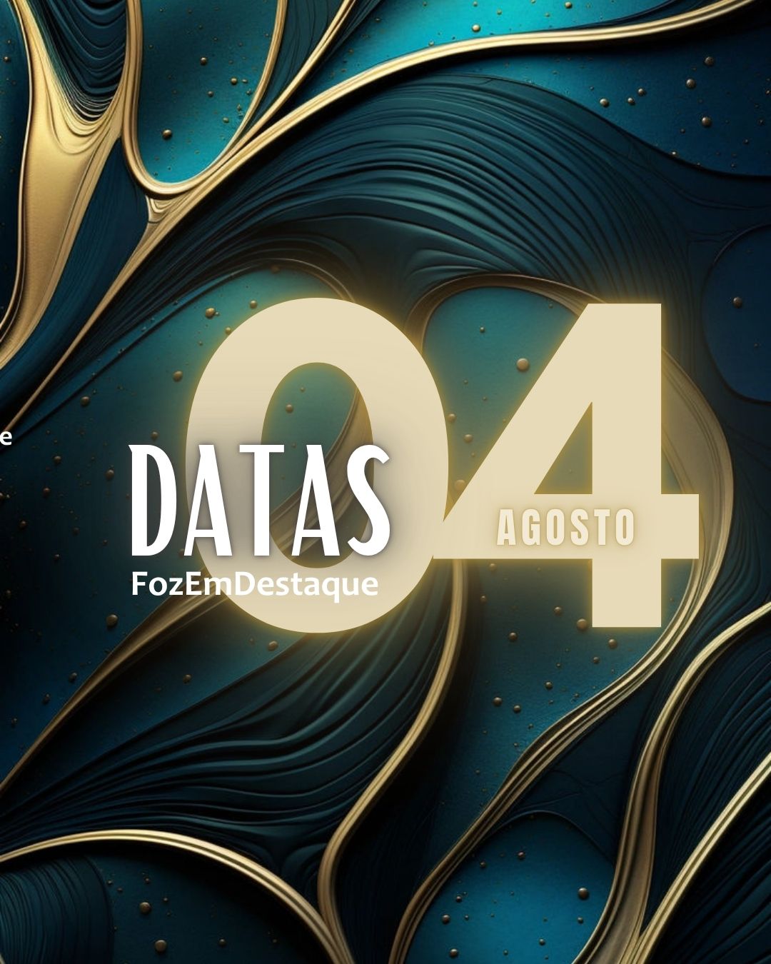 Datas comemorativas de 04 de agosto de 2025 4