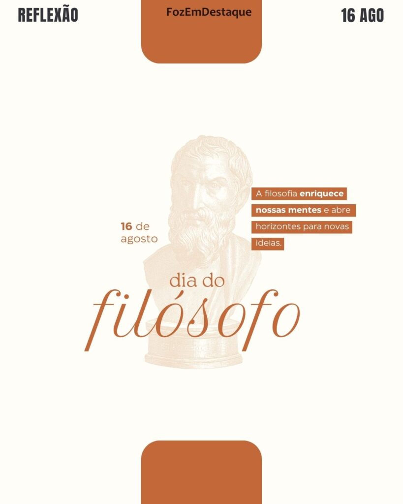 Dia do Filósofo – 16 de Agosto
Paz é o Caminho