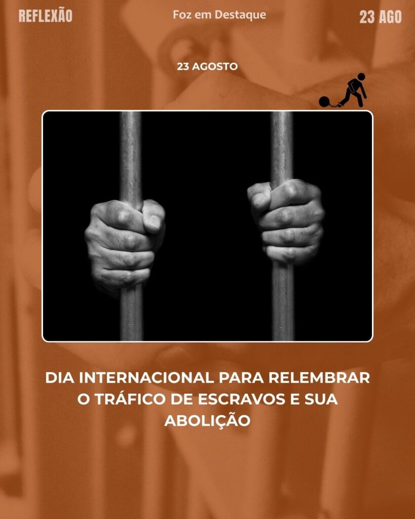 Dia Internacional para Relembrar o Tráfico de Escravos e sua Abolição
23 de agosto datas comemorativas
23 de agosto datas comemorativas
