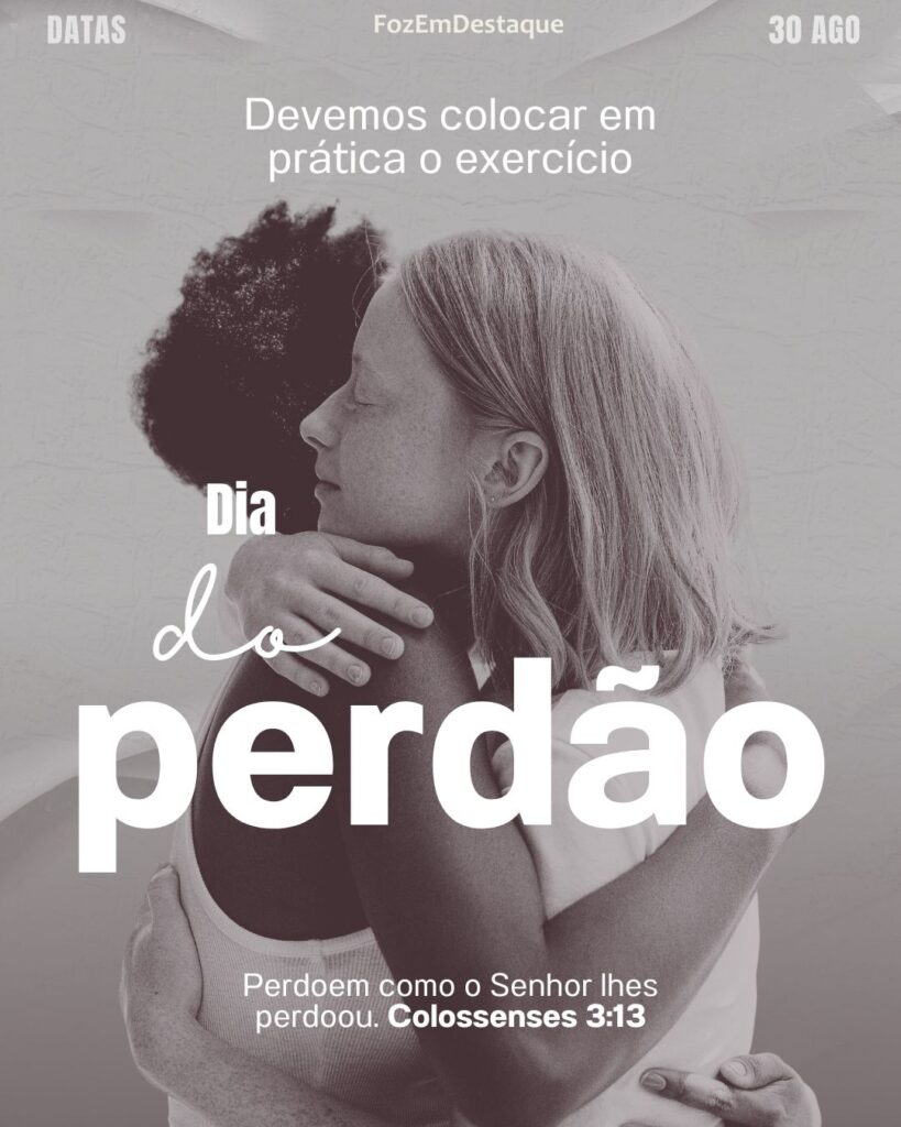 Dia Nacional do Perdão 
Perdão Esclerose Múltipla Desaparecidos
