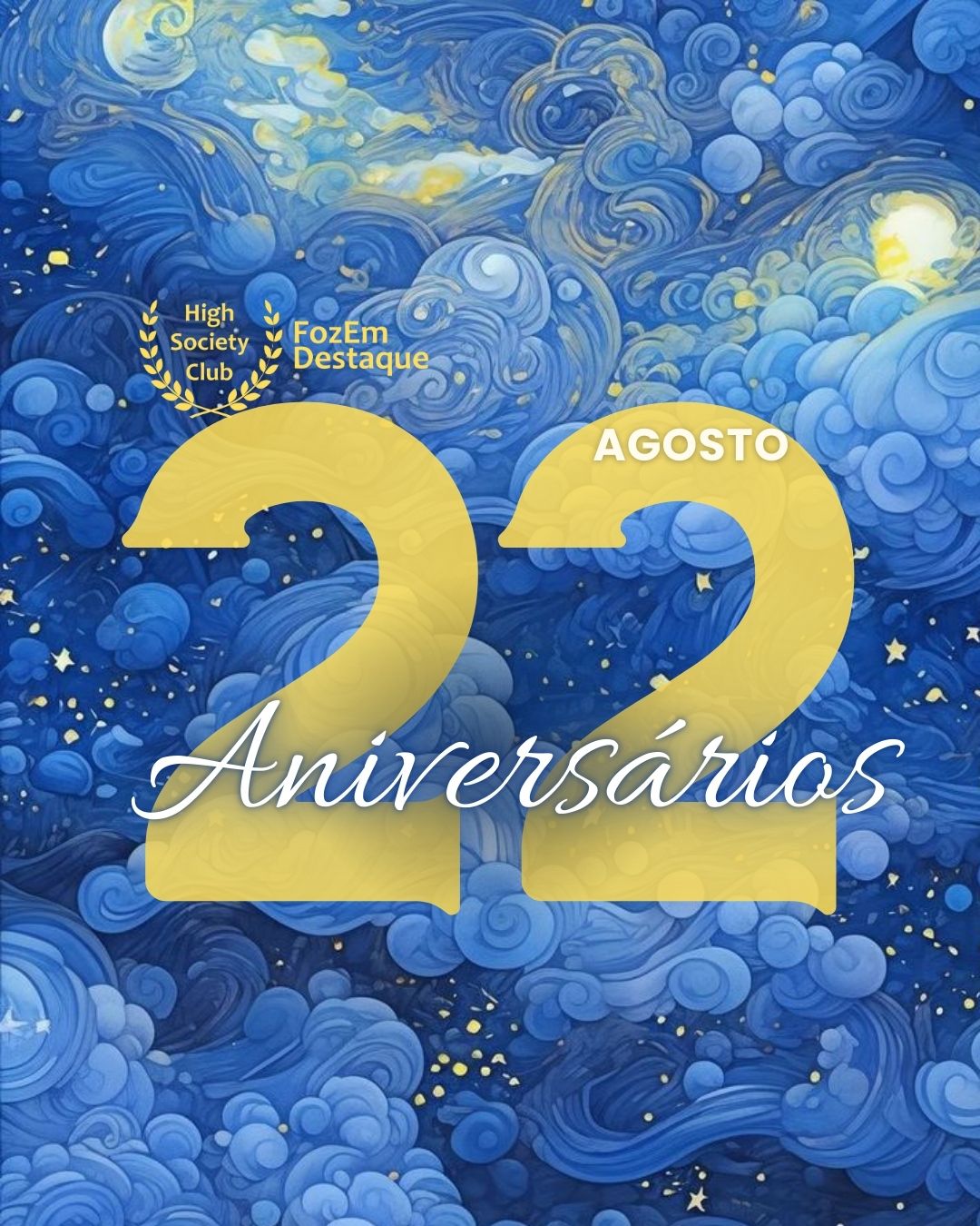 Parabéns Foz! Aniversariantes do FozEmDestaque HighSocietyClub 8