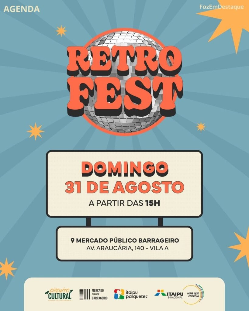 Mercado Barrageiro Programação 21/26/Ago
FozEmDestaque