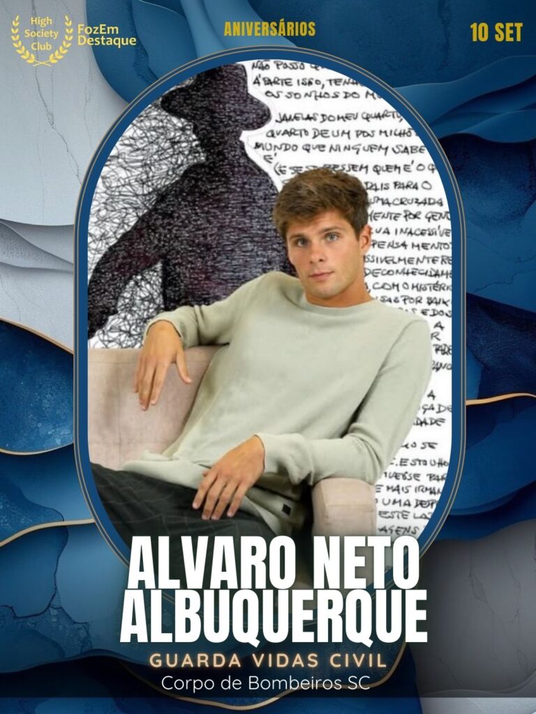 Alvaro Neto Albuquerque
Guarda Vidas Civil
 Aniversariantes HighSocietyClub
