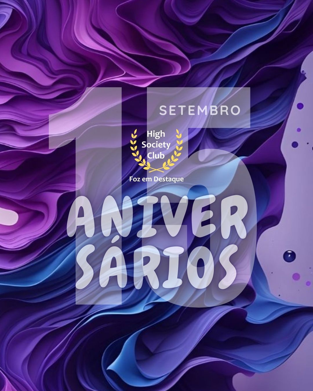Setembro 15: Aniversariantes do High Society Club em Destaque 10
