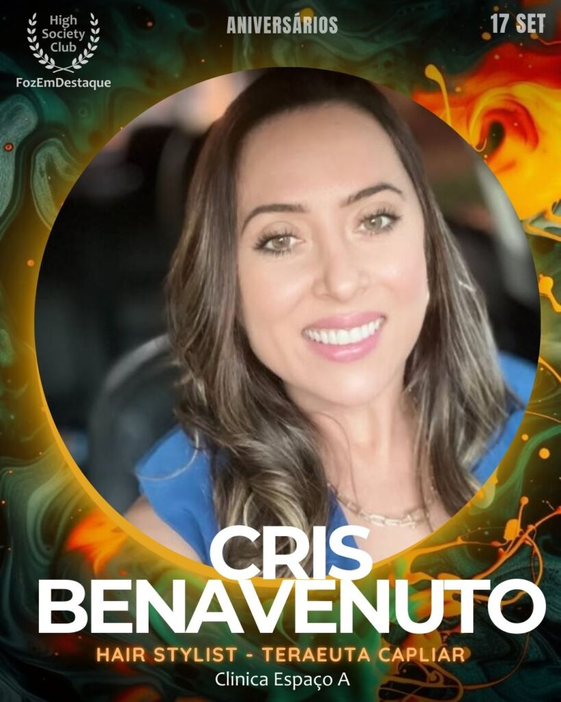 Cris Benavenuto
Hair Stylist - Teraeuta Capliar