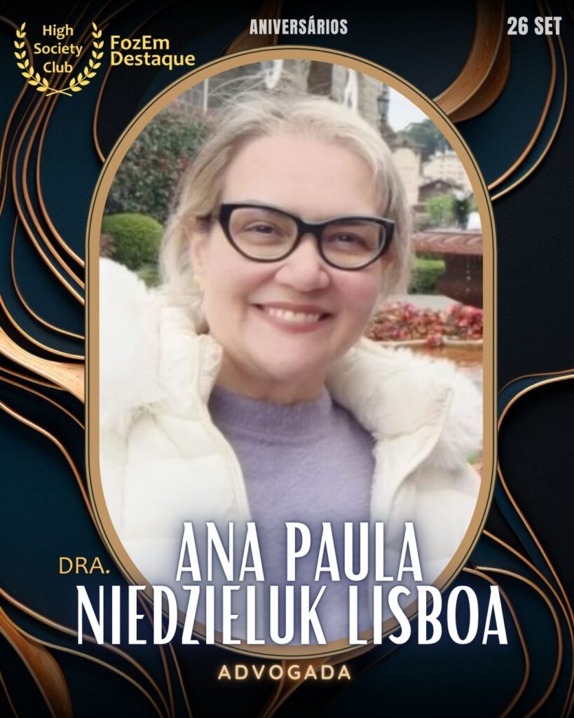 Dra. Ana Paula Niedzieluk Lisboa
 Advogada
