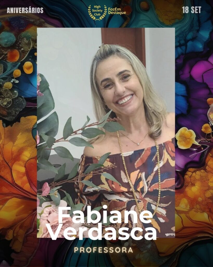 Fabiane Verdasca 
Professora	
