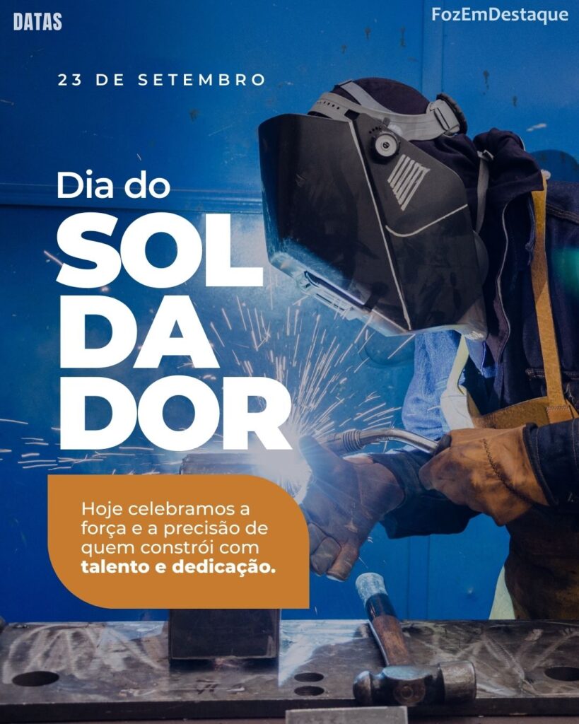 Datas Comemorativas 23/09
Dia do Soldador: A Precisão na Indústria
