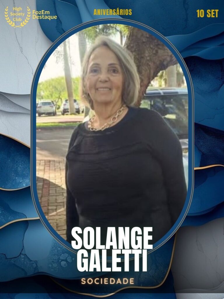 Solange Galetti
Sociedade
