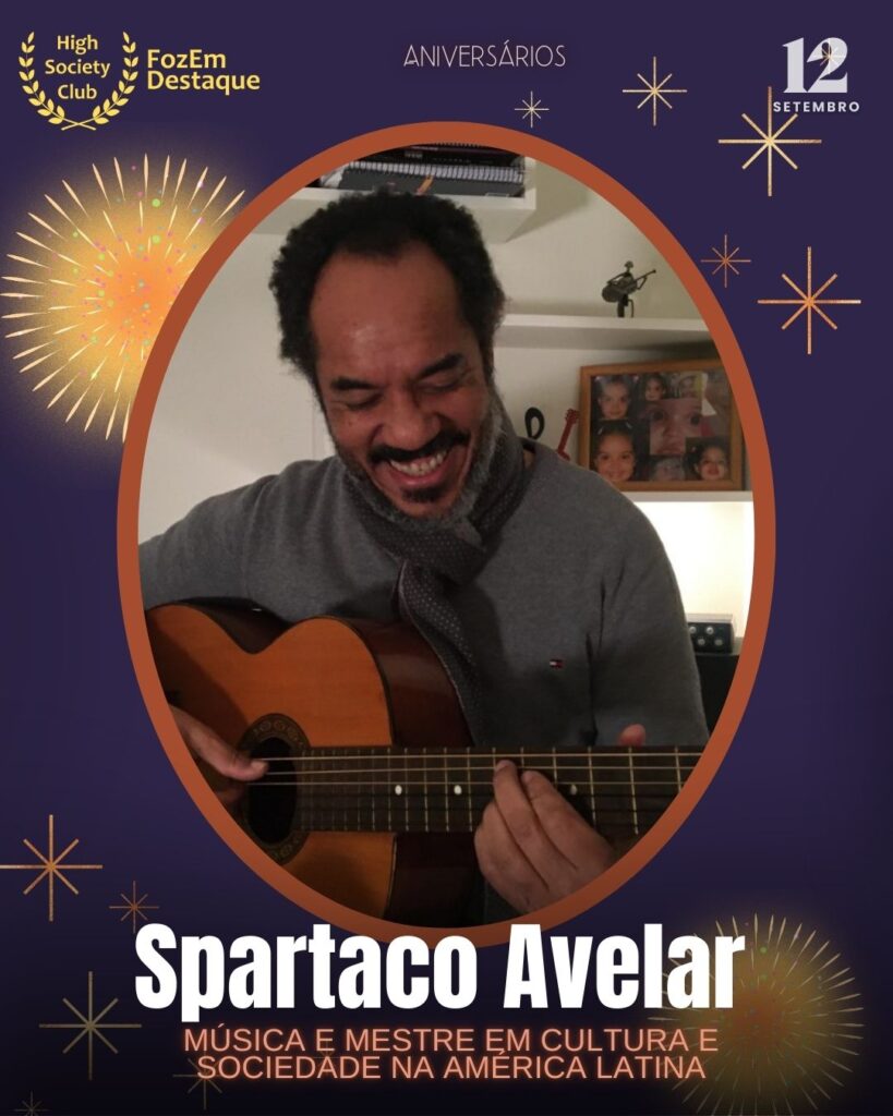 Spartaco Avelar
Música e mestre em Cultura e Sociedade na América Latina
Unila