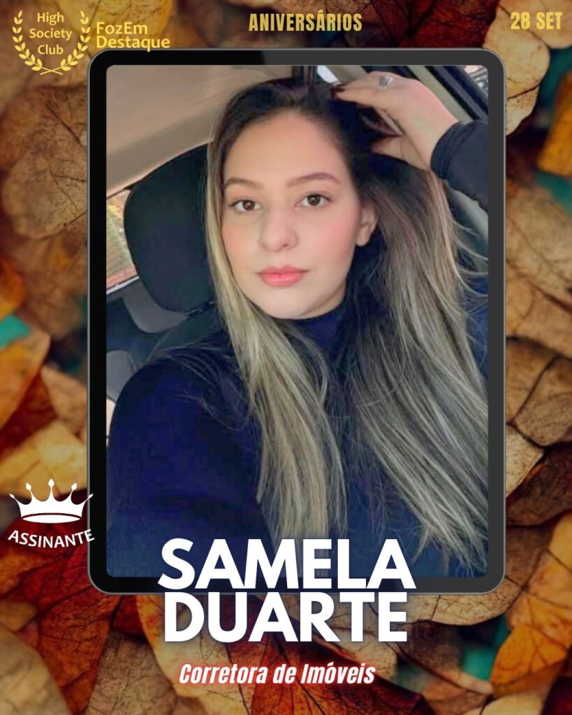 Samela Vitória Duarte Faria
Corretora de Imóveis
