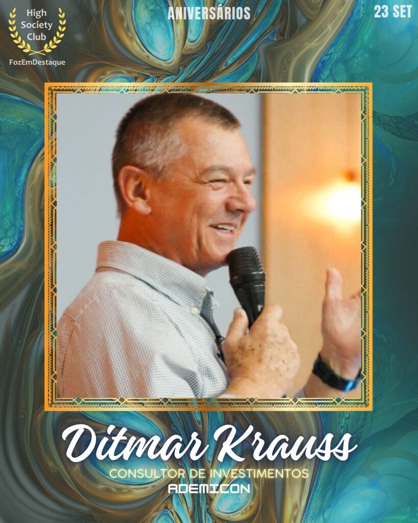 Ditmar Krauss
Consultor de Investimentos