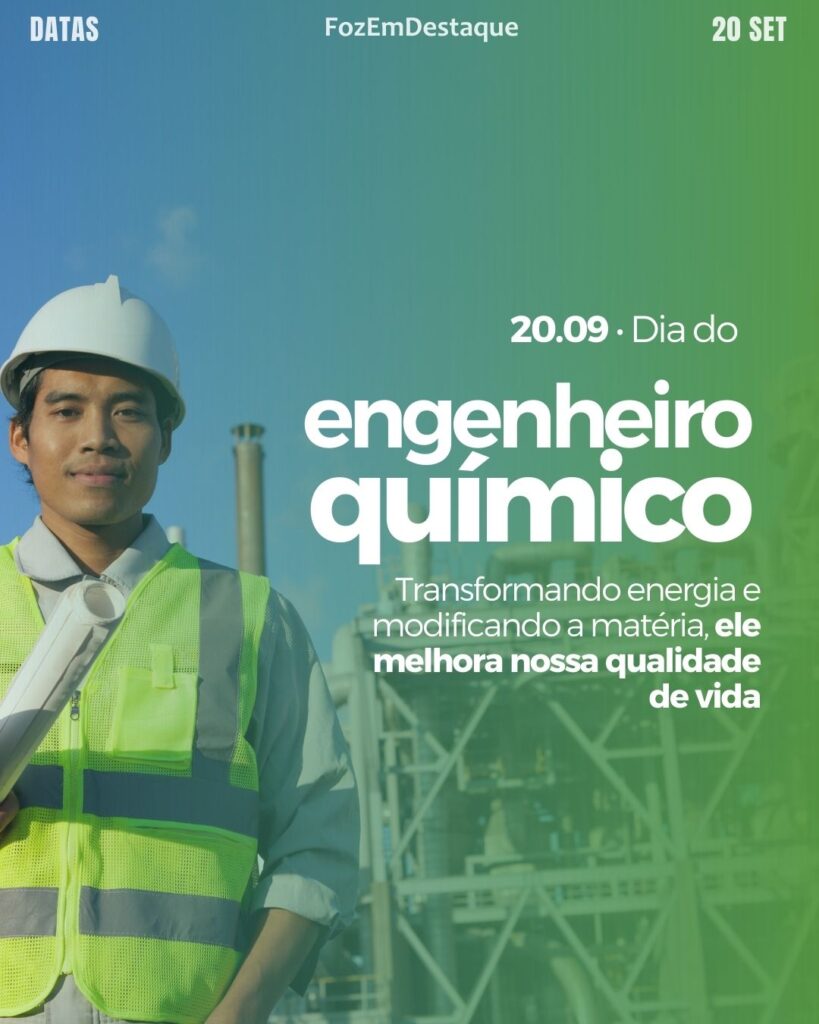 Dia do Engenheiro Químico: Inovação e Sustentabilidade
Datas Comemorativas 20/09/2023
FozEmDestaque