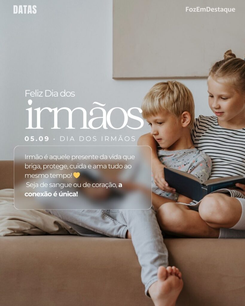 Dia do Irmão: Um Elo de Amor e Cumplicidade
Datas comemorativas 5 setembro