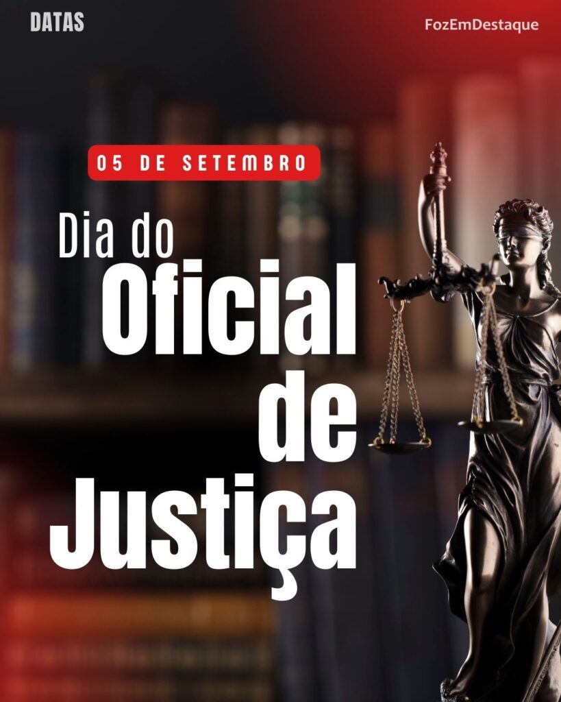 Dia do Oficial de Justiça
Datas comemorativas 5 setembro