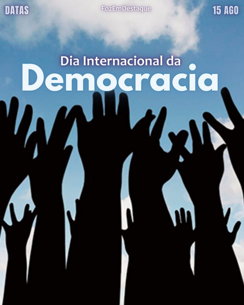 setembro 15 datas comemorativas
Dia Internacional da Democracia