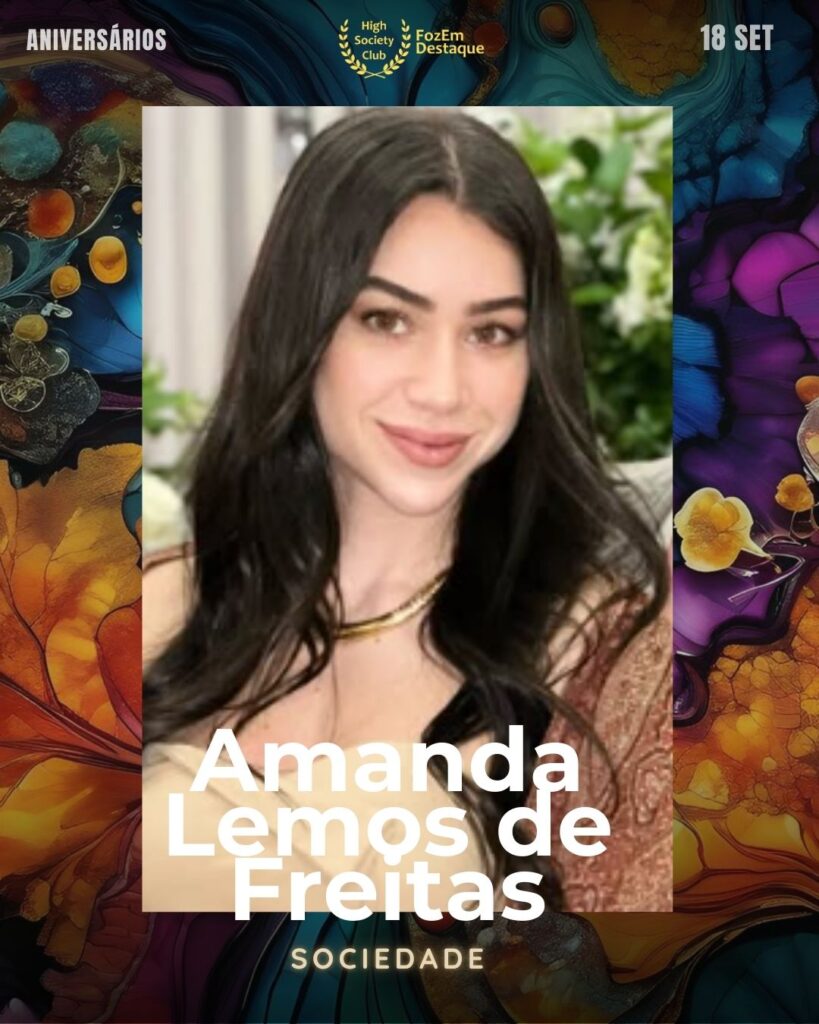 Amanda Lemos de Freitas
Sociedade
