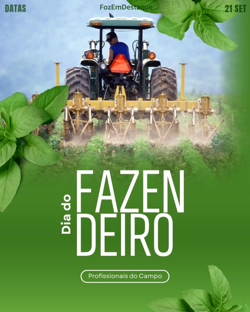 🚜 Dia do Fazendeiro
Datas comemorativas 21 setembro: significados e homenagens
FozEmDestaque #suavidamaisdivertida