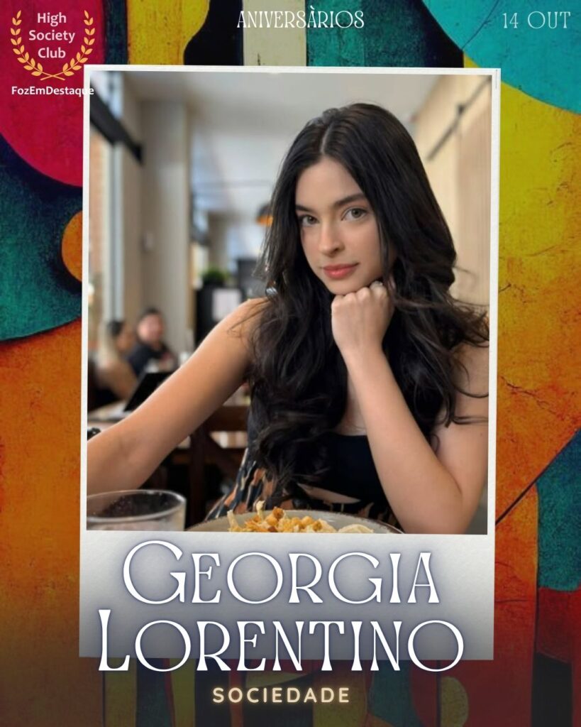 Georgia Lorentino De Farias (Georgia Lorentino)
Sociedade