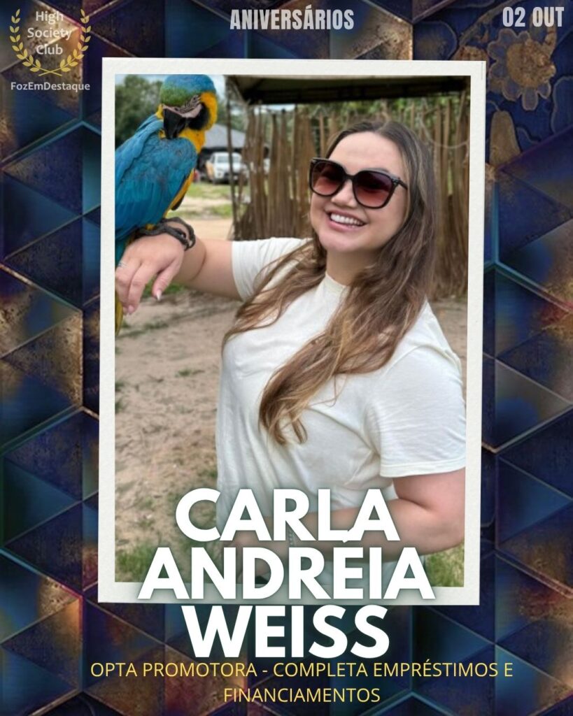 Carla Andréia Weiss
OPTA Promotora - Completa Empréstimos e Financiamentos
